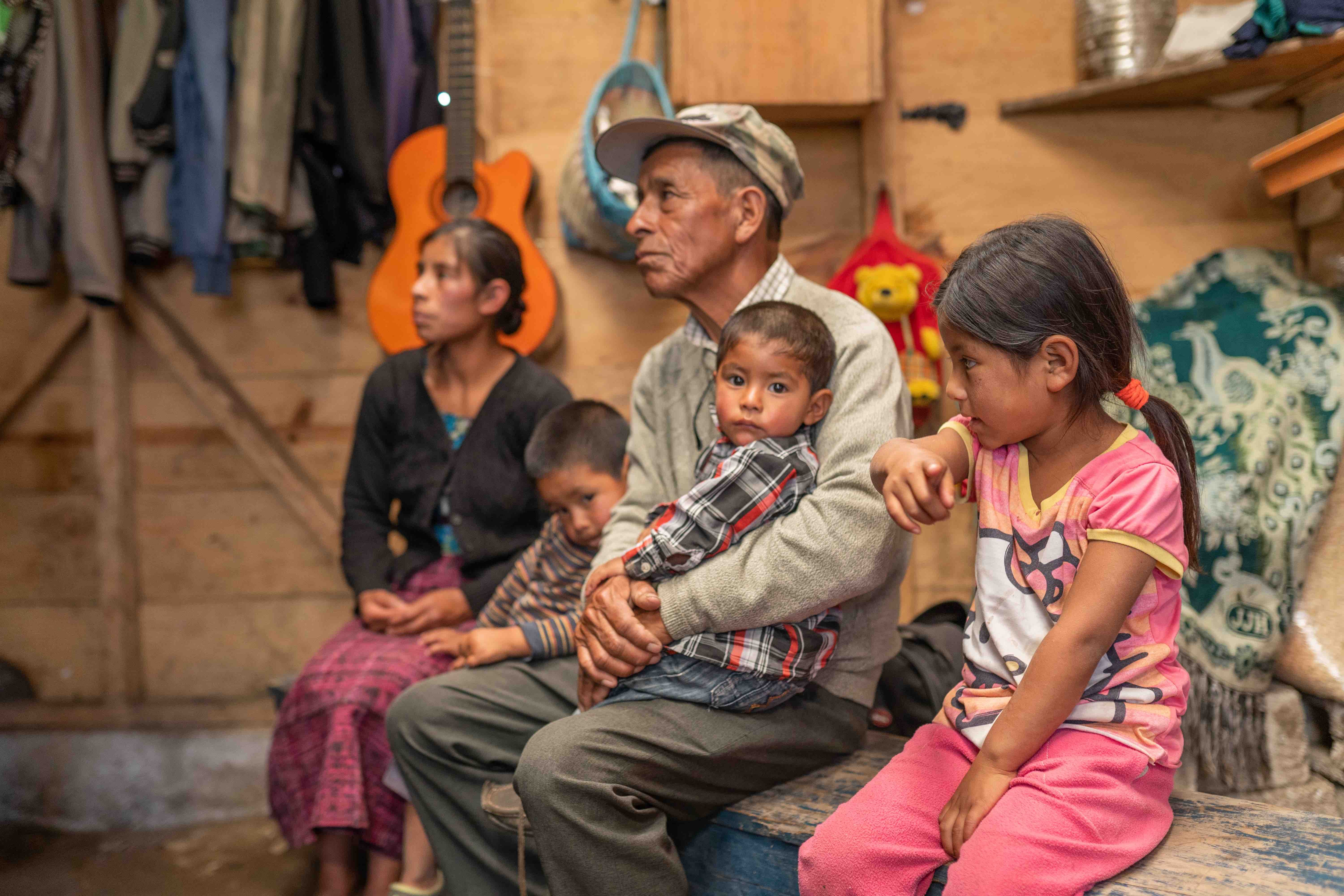 family in Guatemala 