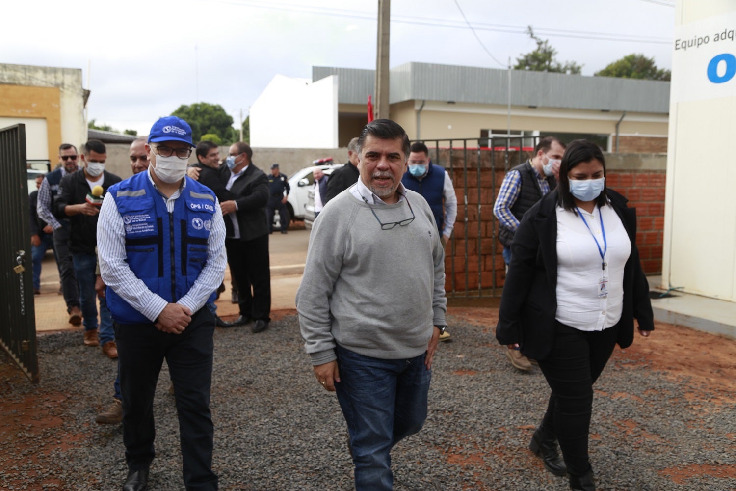 Entrega de la planta de oxígeno de Curuguaty