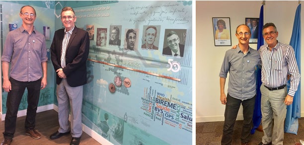 Presidente del Consejo Nacional de Salud visita a BIREME