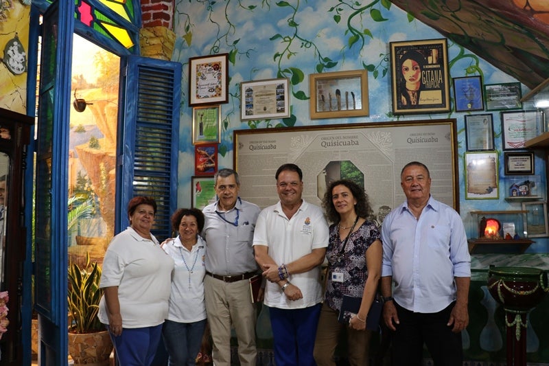 Grupo gestor de Cabildo Quisicuaba recibe al representante de OPS/OMS en Cuba