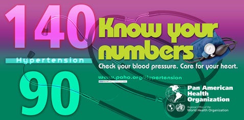 World Health Day:  In the Americas, one in three adults has hypertension, the leading risk factor for death from cardiovascular disease