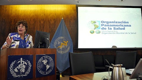 Directora de la OPS dio informe a los embajadores de la OEA sobre la 28ª  Conferencia Sanitaria Panamericana