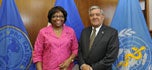 PAHO Director meets with Honduran Ambassador to the OAS