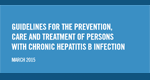 WHO issues its first hepatitis B treatment guidelines