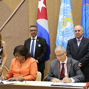 OPS/OMS renueva su estrategia de cooperación con Cuba hasta 2022 
