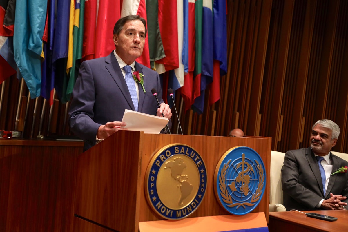 Jarbas Barbosa speech at his swearing in ceremony