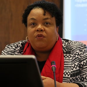 Ministra de Salud de Haití presentó los avances y desafíos en la salud de su país durante su visita a la OPS