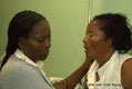 Haitian patient treated in medical facility
