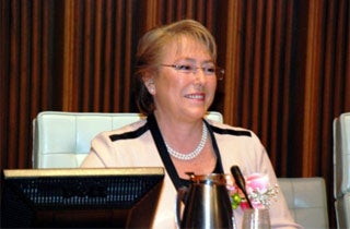 Chilean President Michelle Bachelet