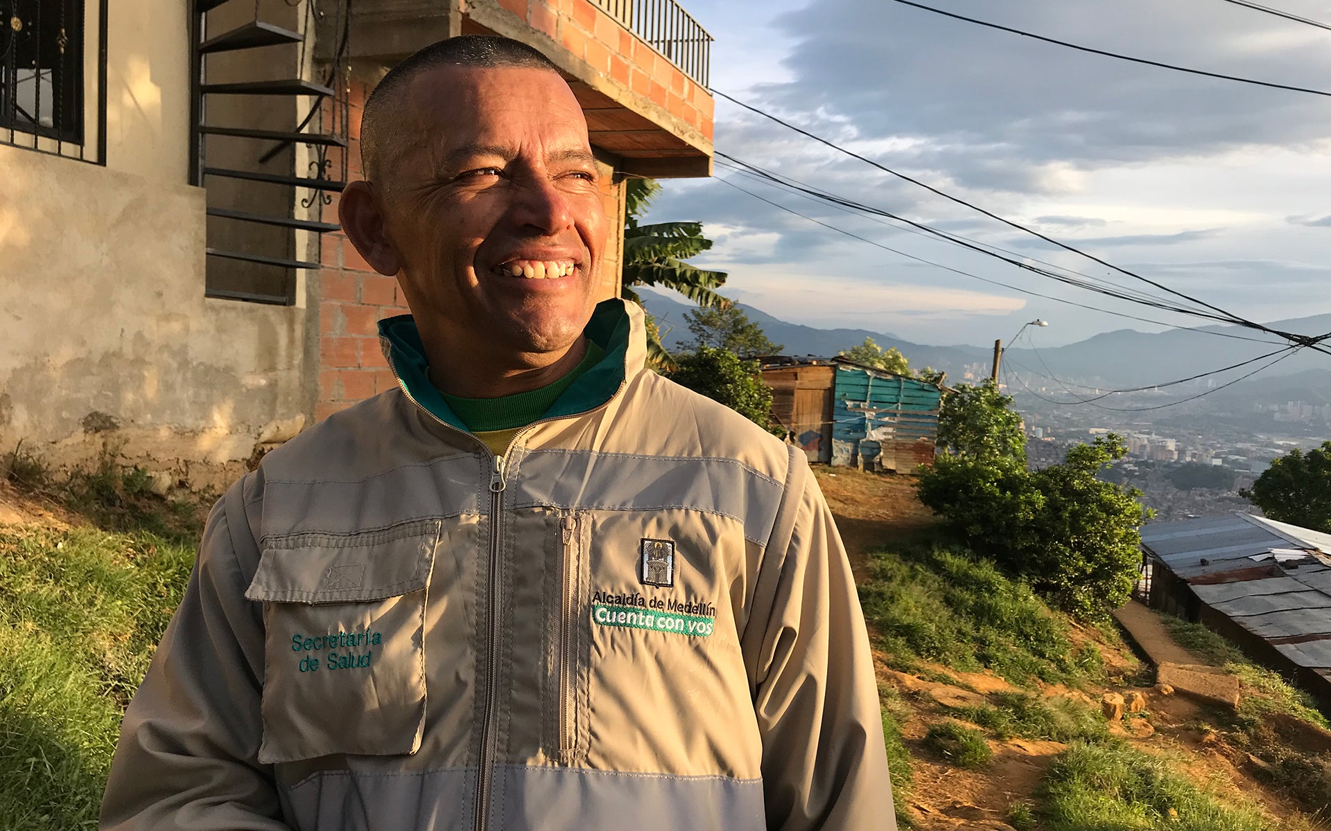 Retrato de Expedito, promotor de la salud.