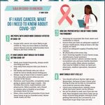Fact-sheet: If I have Cancer, what do I need to know about COVID-19? 21 May 2020