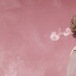 Little girl smoking