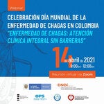 Infografia u afiche del evento de chagas