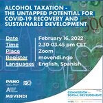 CSocD60 side event: Alcohol Taxation – The Untapped Potential for COVID-19 Recovery and Sustainable Development