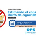 Flyer de evento sobre tabaco