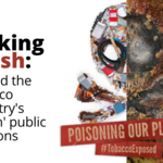 english webinar banner with wntd logo with half skull and poisoning our environment text