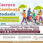 2da. Carrera-Caminata-Rodada en conmemoración del Día Nacional contra el Uso Nocivo de Bebidas Alcohólicas 2022