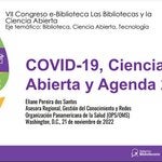 Conferencia COVID-19, Ciencia Abierta y Agenda 2030