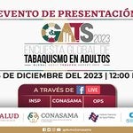 Presentación de la Encuesta Global de Tabaquismo en Adultos, GATS 2023, en México