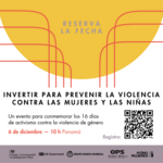 Invertir para prevenir la violencia contra mujeres y niñas