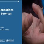 Webinar: WHO recommendations for HIV testing services