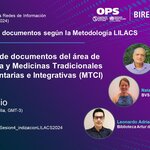 Indización de documentos del área de Homeopatía y Medicinas Tradicionales Complementarias e Integrativas (MTCI)