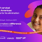 cervical cancer prevention webinar flyer english