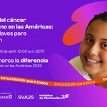 cervical cancer prevention webinar flyer spanish