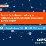 seminario web la fuerza de trabajo en salud y la IA