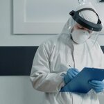 Health personnel with PPE