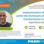 Meet the Expert: Implementation of ICD-11 within the framework of digital transformation in health - Experience from Chile