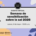 conscientización de la sal