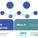 flyer webinar sobre ensatos clínicos adaptativos y de plataforma