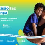 Cerimônia de lançamento da Semana de Vacinação nas Américas 2026