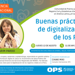 Buenas prácticas de digitalización de los RCEV