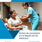 Estrategia de respuesta y llamamiento a los donantes. Brotes de sarampión en la Región de las Américas