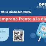 Tarjeta anunciando el webinar del Día Mundial de la Diabetes