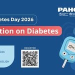 Graphic card for the webinar World Diabetes Day: Early Action on Diabetes