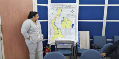 Participant making a presentation