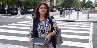 Lic. Maribel Navarro, enfermera de Honduras