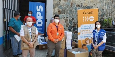 Donación de insumos hospitalarios en hospitales en Cortes - Honduras