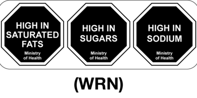 Octagonal Warning Label