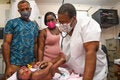 Newborn received medical attention