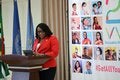 PAHO Director during the launch of Vaccination Week
