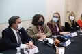 Rueda de prensa, Ministerio de Salud Argentina, OPS/OMS Representante 