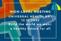 Bannner of the event Universal Health Day 2022