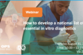  Webinar: How to develop a national list of essential in vitro diagnostics