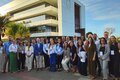 Grupo participante do treinamento em frente à Fiocruz Ceará