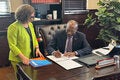 Minister of Health Antigua and Barbuda signs multi country cooperation strategy for Barbados and the Eastern Caribbean Countries