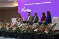 Autoridades inauguran el foro de salud de la mujer